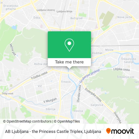 AB Ljubljana - the Princess Castle Triplex map