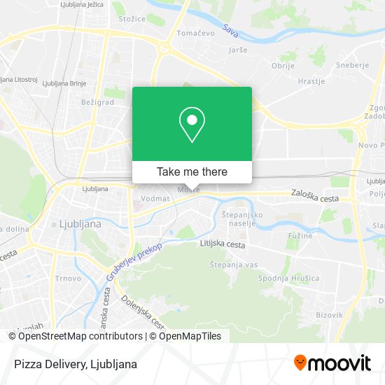 Pizza Delivery map
