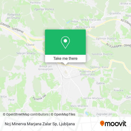 Ncj Minerva Marjana Zalar Sp map