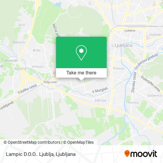 Lampic D.O.O.. Ljublja map