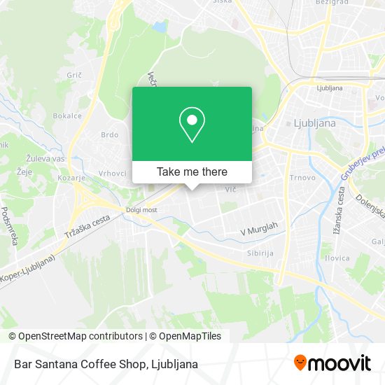 Bar Santana Coffee Shop map
