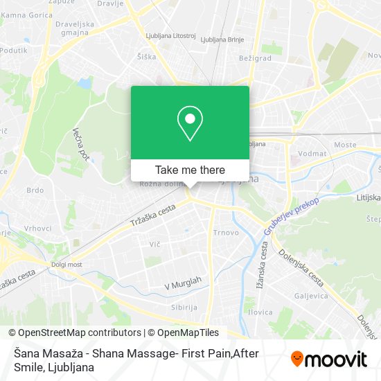 Šana Masaža - Shana Massage- First Pain,After Smile map