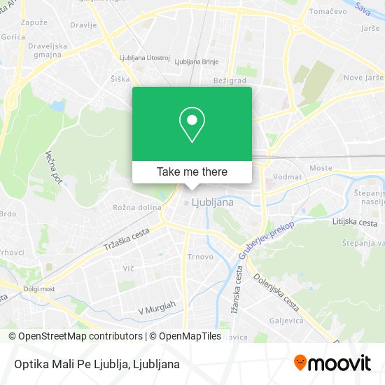 Optika Mali Pe Ljublja map
