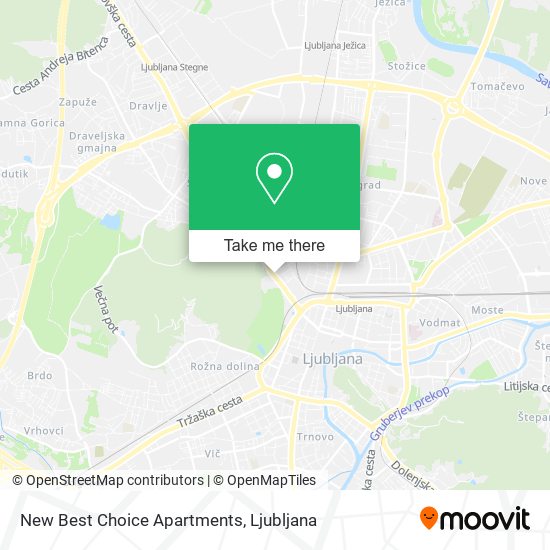 New Best Choice Apartments map