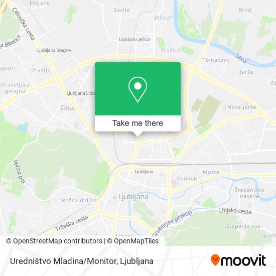Uredništvo Mladina/Monitor map