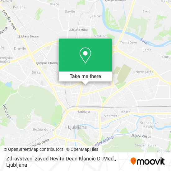 Zdravstveni zavod Revita Dean Klančič Dr.Med. map