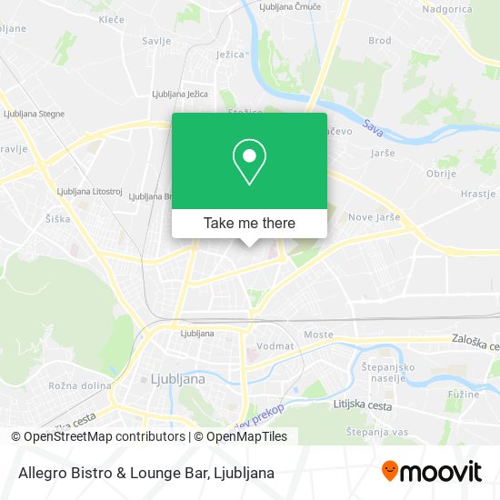 Allegro Bistro & Lounge Bar map