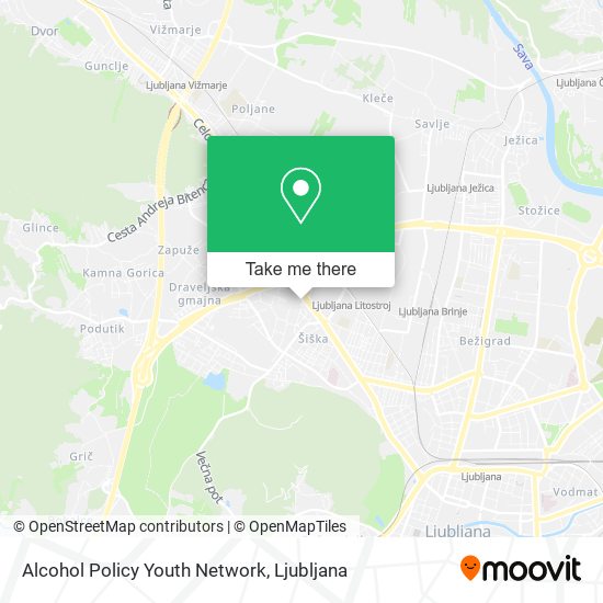 Alcohol Policy Youth Network map