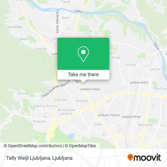 Tally Weijl Ljubljana map