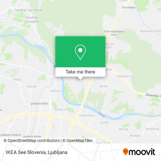 IKEA See Slovenia map