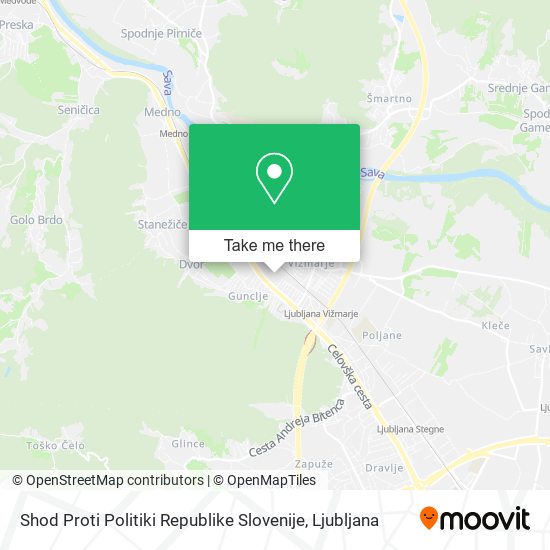 Shod Proti Politiki Republike Slovenije map