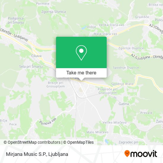 Mirjana Music S.P. map