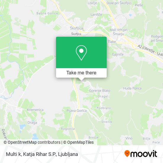 Multi k, Katja Rihar S.P. map