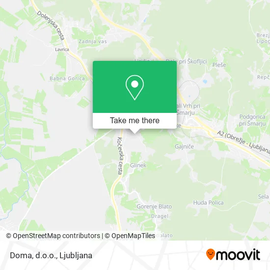Doma, d.o.o. map