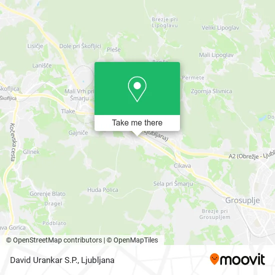 David Urankar S.P. map