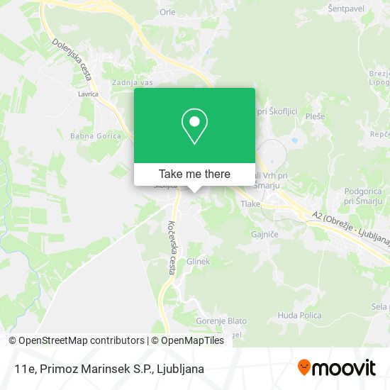 11e, Primoz Marinsek S.P. map