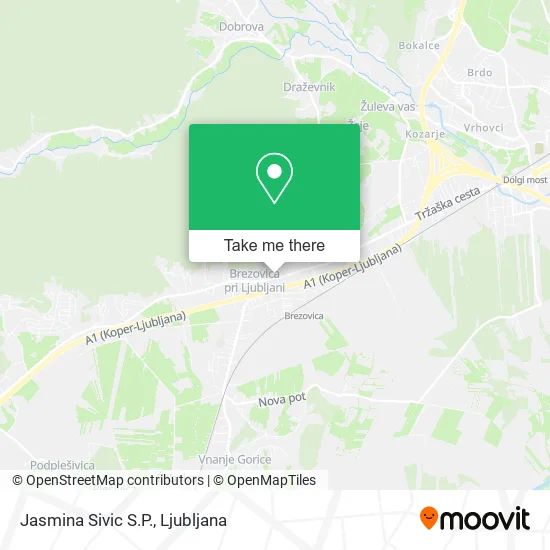 Jasmina Sivic S.P. map