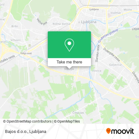 Bajos d.o.o. map