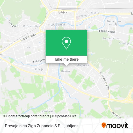 Prevajalnica Ziga Zupancic S.P. map