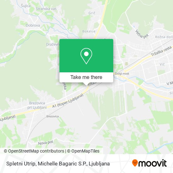 Spletni Utrip, Michelle Bagaric S.P. map