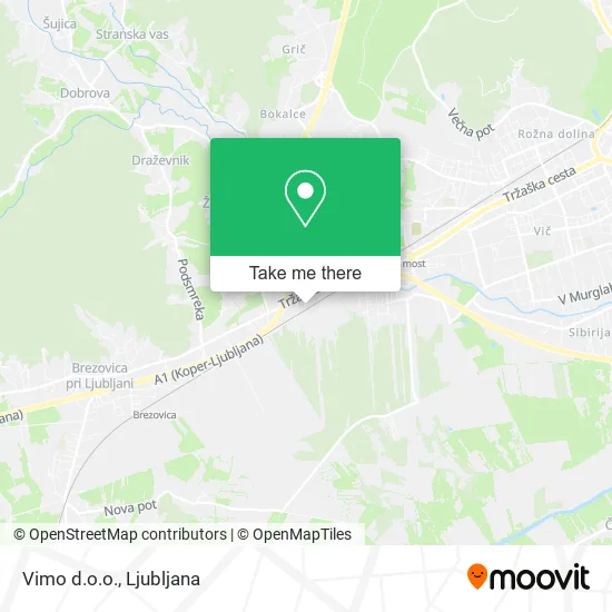 Vimo d.o.o. map