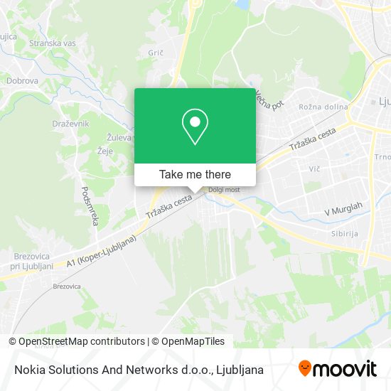 Nokia Solutions And Networks d.o.o. map