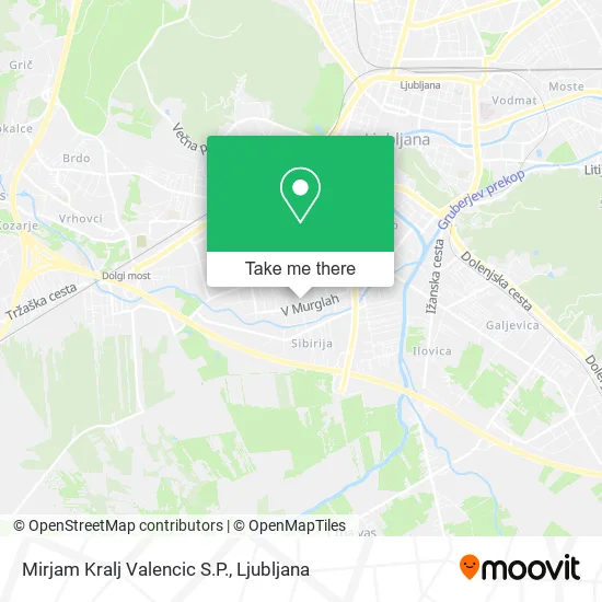 Mirjam Kralj Valencic S.P. map