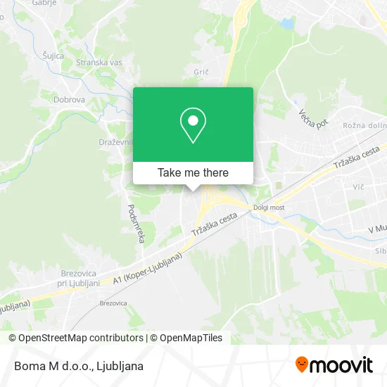 Boma M d.o.o. map