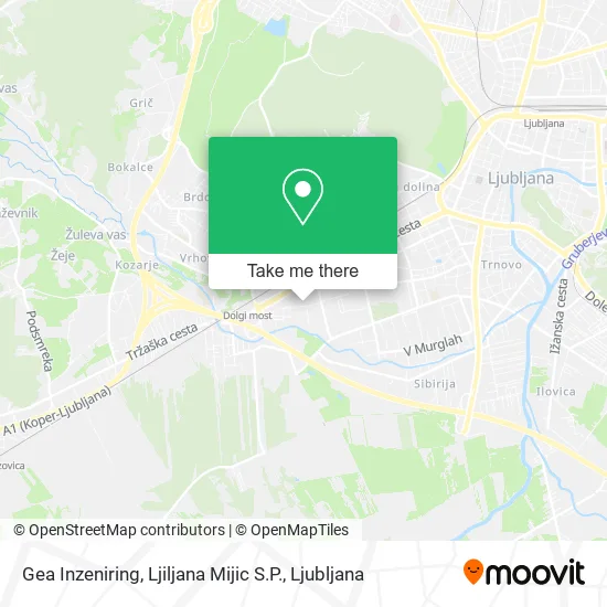 Gea Inzeniring, Ljiljana Mijic S.P. map