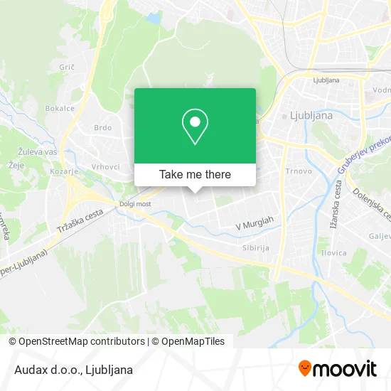 Audax d.o.o. map