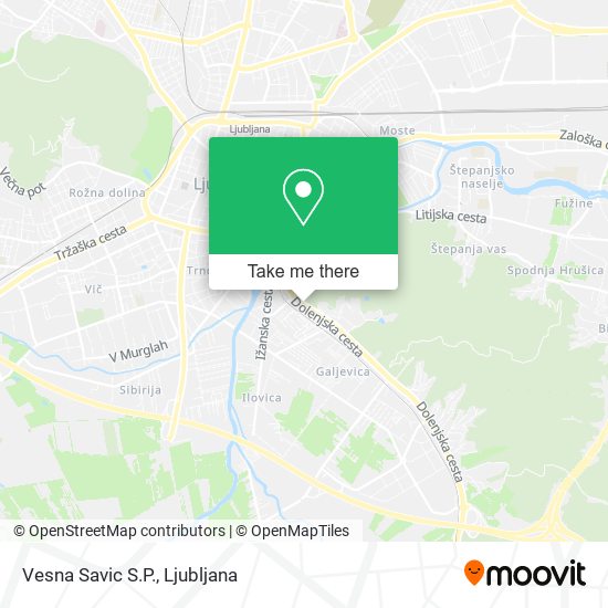 Vesna Savic S.P. map