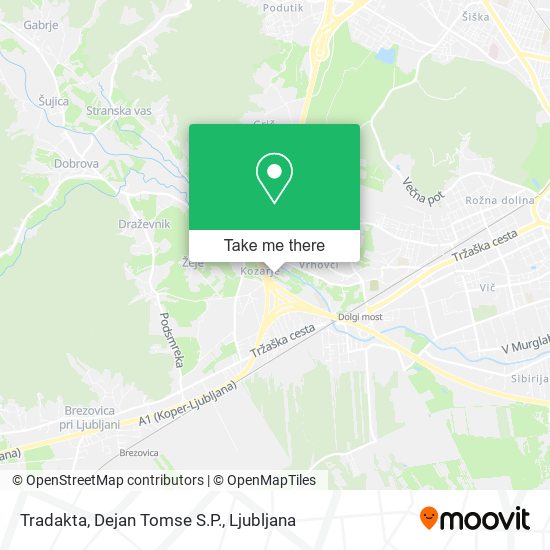 Tradakta, Dejan Tomse S.P. map