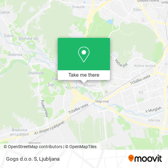 Gogs d.o.o. S map
