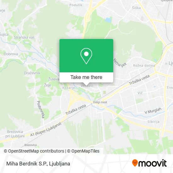 Miha Berdnik S.P. map