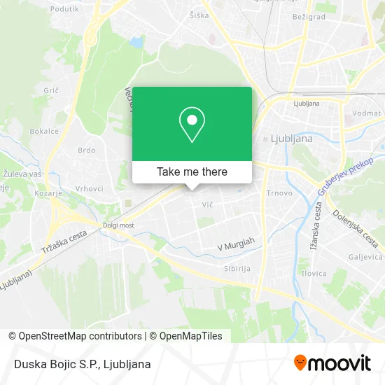 Duska Bojic S.P. map