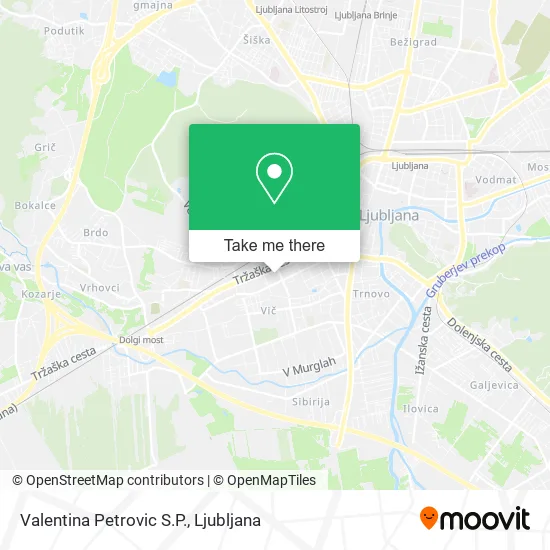 Valentina Petrovic S.P. map