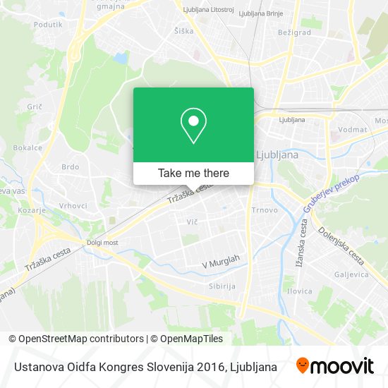 Ustanova Oidfa Kongres Slovenija 2016 map