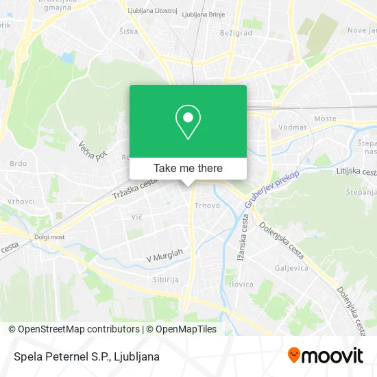 Spela Peternel S.P. map