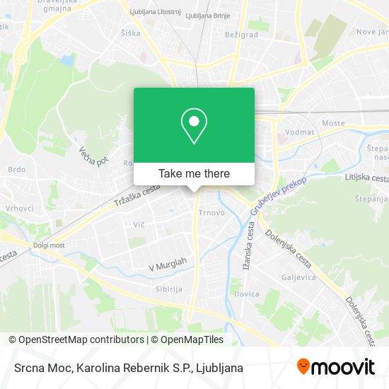 Srcna Moc, Karolina Rebernik S.P. map