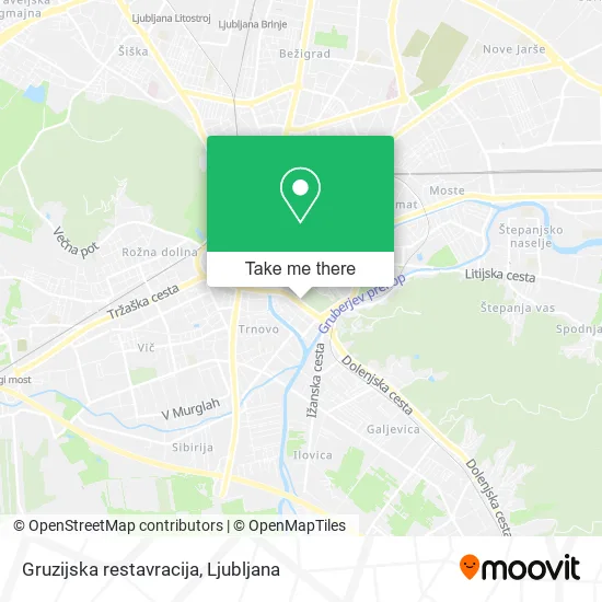 Gruzijska restavracija map