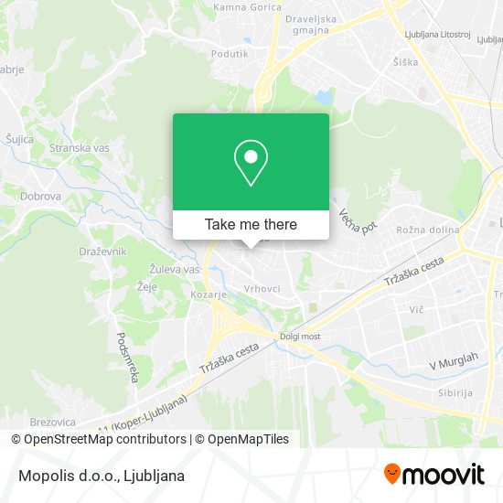 Mopolis d.o.o. map