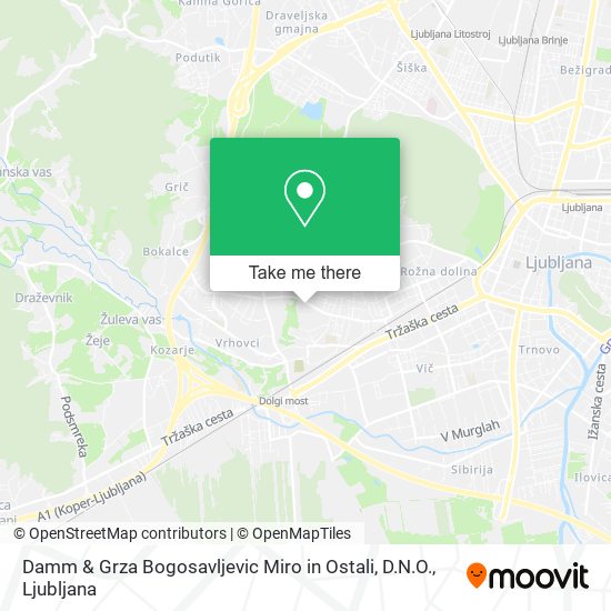 Damm & Grza Bogosavljevic Miro in Ostali, D.N.O. map