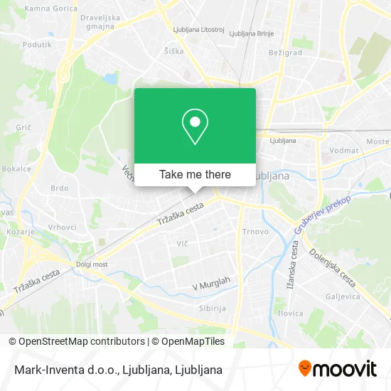 Mark-Inventa d.o.o., Ljubljana map