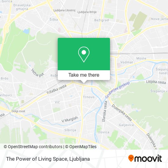 The Power of Living Space map