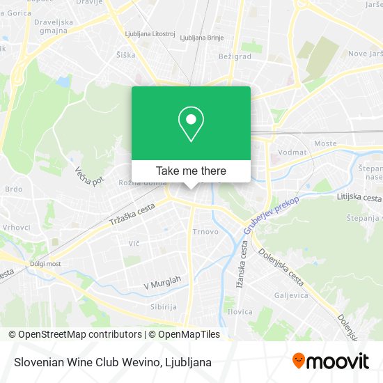 Slovenian Wine Club Wevino map