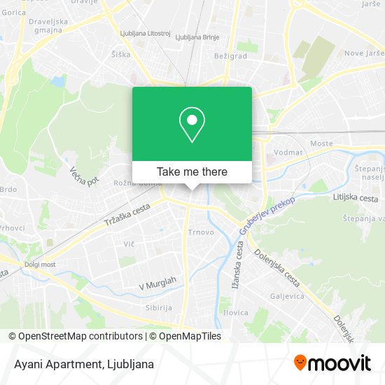 Ayani Apartment map