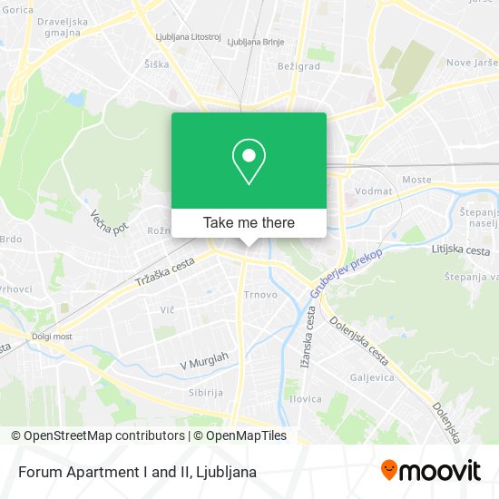 Forum Apartment I and II map