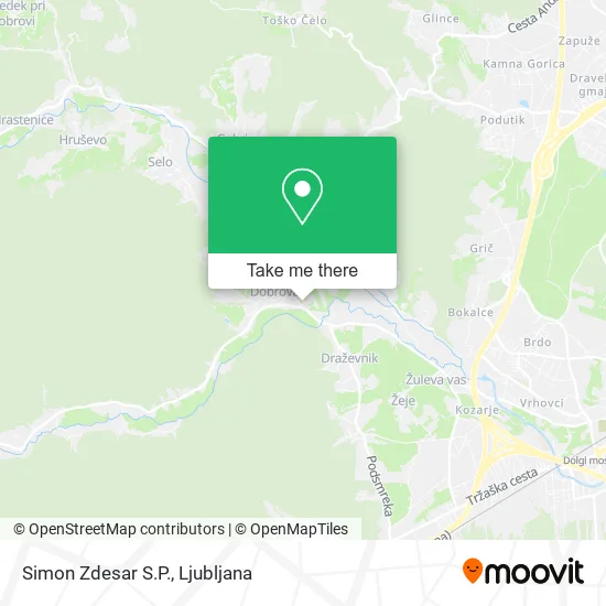 Simon Zdesar S.P. map