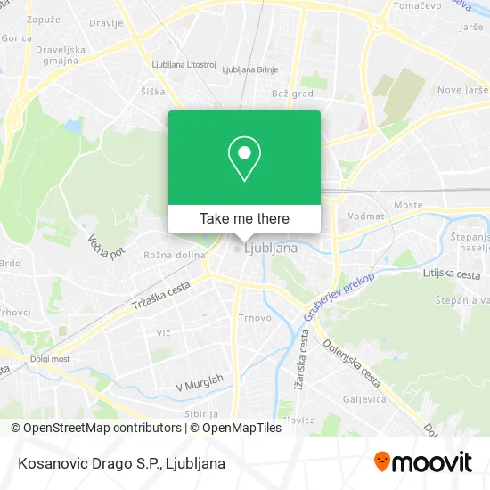 Kosanovic Drago S.P. map