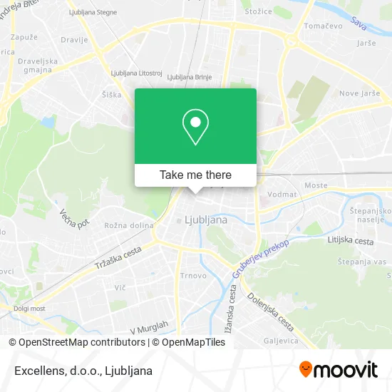 Excellens, d.o.o. map